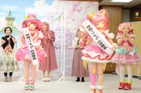 左からキュアグレース、キュアスター、キュアエール。