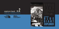 「BLUE GIANT EXPLORER」と、THE NORTH FACEのコラボビジュアル。