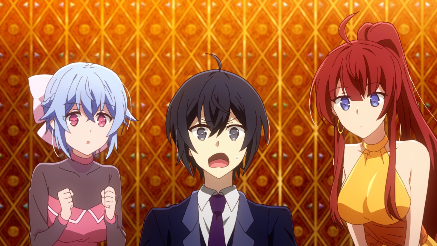 TVアニメ「キミと僕の最後の戦場、あるいは世界が始まる聖戦」第4話の場面カット。