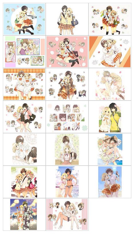 高嶋ひろみ「山田と加瀬さん。」カレンダーの絵柄。