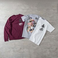 左から「BAIT x Cowboy Bebop Men Crew Crewneck Sweater」、「BAIT x Cowboy Bebop Men Crew Tee」。