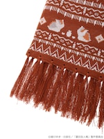 「夏目友人帳 ジャガードニットストール」