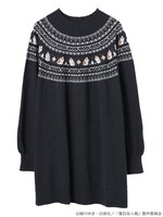 「夏目友人帳 ジャガードニットチュニック」