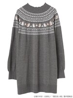 「夏目友人帳 ジャガードニットチュニック」