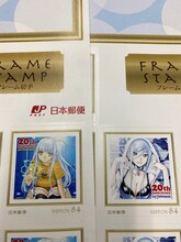 「Ark Performance直筆サイン入り オリジナル切手」は84円切手10枚が1シートになったもの。デザインはイオナとタカオの2種が、各50シート用意される。