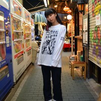「ロングスリーブTシャツ『ぐらたたた！』」着用イメージ