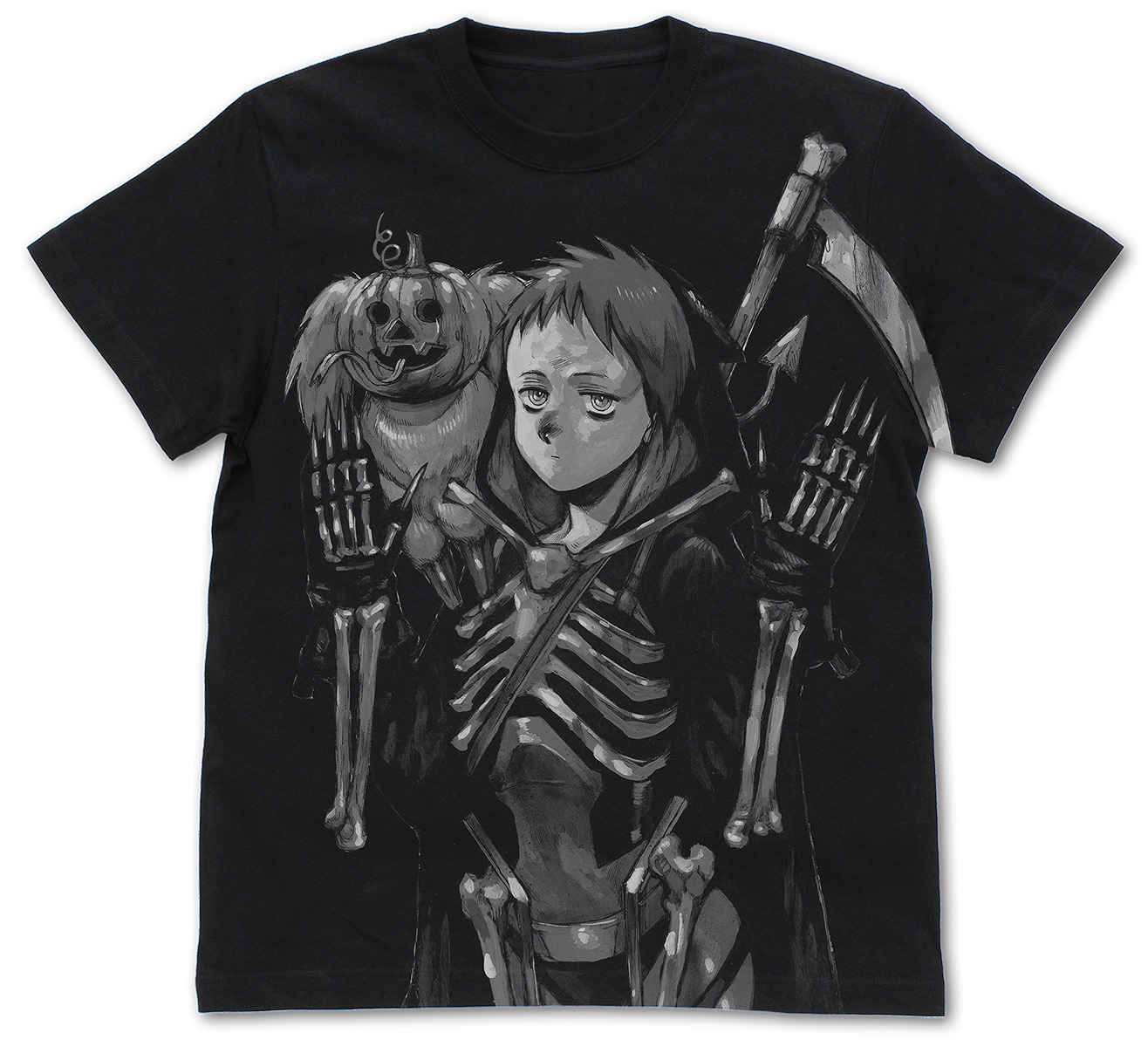 「恵比寿＆キクラゲ オールプリントTシャツ [ドロヘドロ（原作版）」