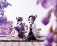 「G.E.M.シリーズ 鬼滅の刃 てのひらカナヲちゃん」と「G.E.M.シリーズ 鬼滅の刃 てのひらしのぶさん」。