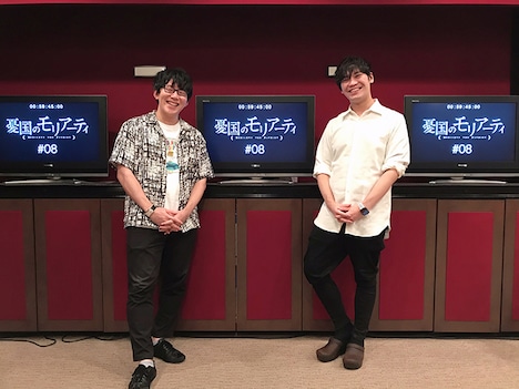 左からジョン・H・ワトソン役の小野友樹、シャーロック・ホームズ役の古川慎。