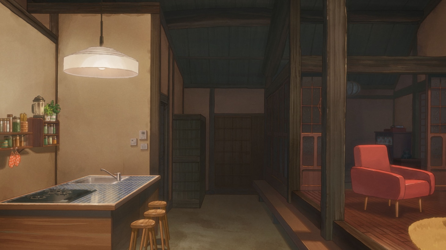 アニメ映画「岬のマヨイガ」ティザーPVより。