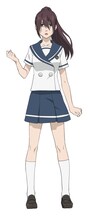 山里結（CV：近藤玲奈）
朱利の幼なじみで、アニメやゲームが大好きなオタク。雪が出演したライブ配信を偶然見ており、三味線の才能を知っていた。朱利に誘われ、海人と共に三味線愛好会に入部することとなる。