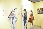 TVアニメ「半妖の夜叉姫」の展示エリア。