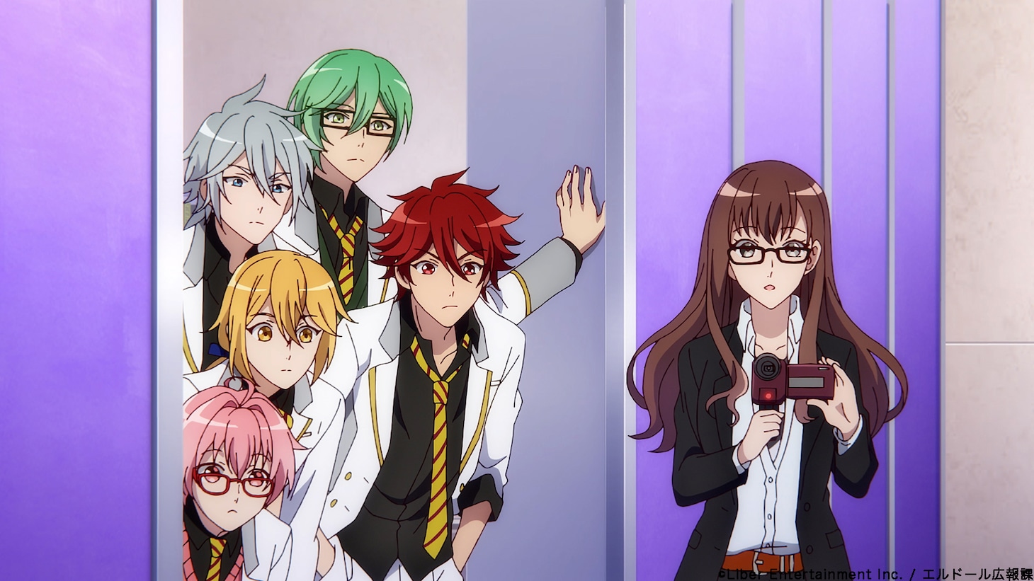 アニメ「アイ★チュウ」第1弾PV場面写真より。