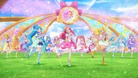 「映画プリキュアミラクルリープ みんなとの不思議な1日」エンディング映像より。