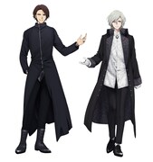 2022年版の原作キャラクター設定。左から眞宮孝明、小野田翔。
