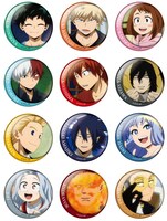 ミニゲーム「正確無比に倒せ!速すぎる男の“個性”剛翼」C賞の缶バッジ。