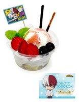 「轟焦凍のショートケーキ風氷いちごアイスカップ」