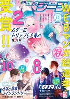 月刊コミックジーン12月号の裏表紙。