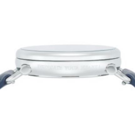 腕時計の側面。