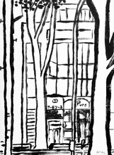 「大橋裕之 個展『越境』」に並ぶ作品のイメージ。