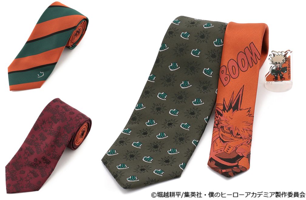 「『僕のヒーローアカデミア』ネクタイ【爆豪勝己】」