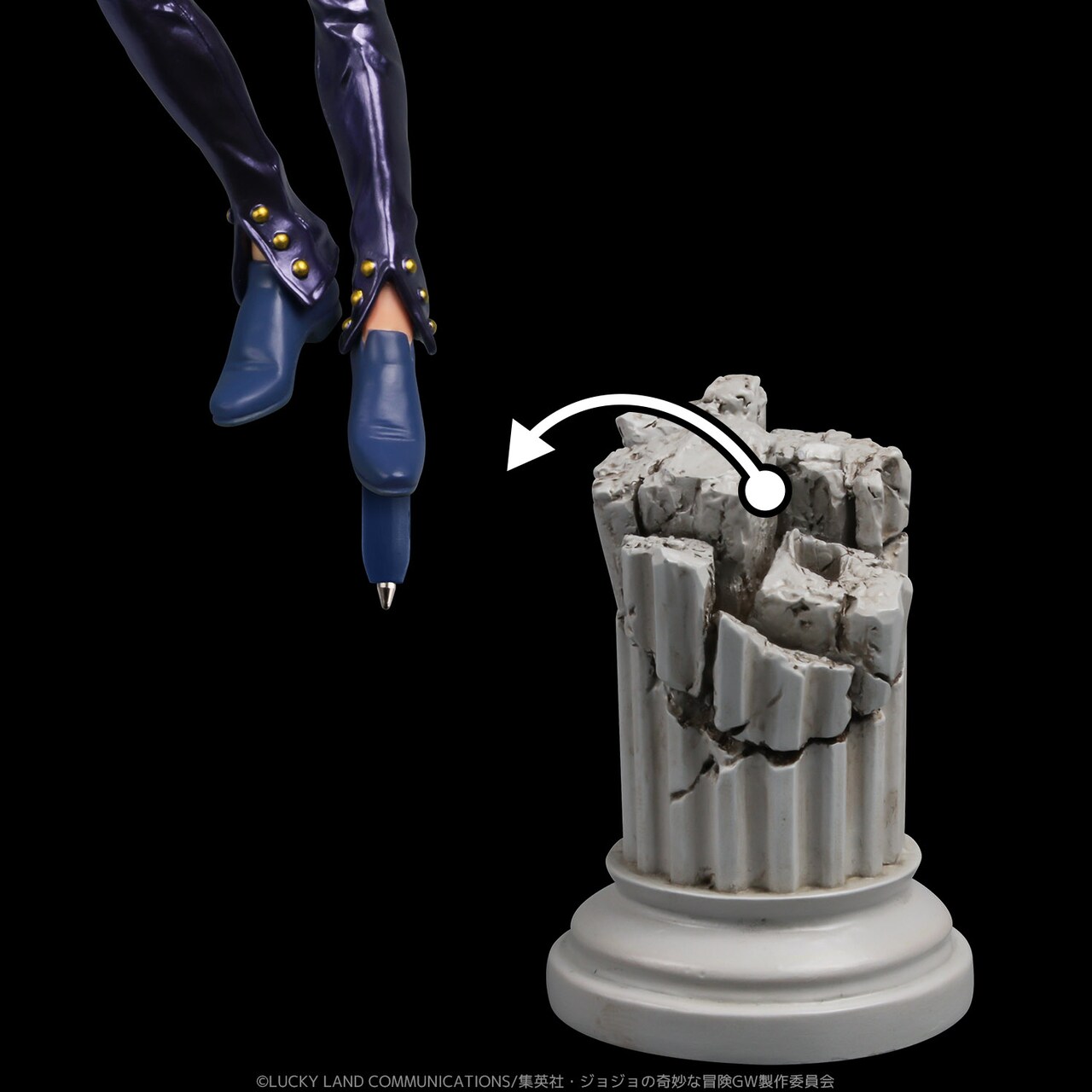 ジョジョの奇妙な冒険」ディアボロのフィギュア型ボールペン