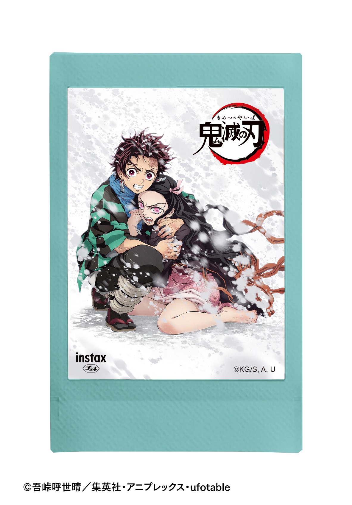 「炭治郎チェキBOX」内の「オリジナルチェキプリント」。