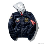 「STRICT-G×ALPHA INDUSTRIES MA-1 NATUS『機動戦士ガンダムSEED』キラ・ヤマト モデル」
