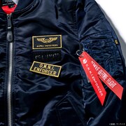 「STRICT-G×ALPHA INDUSTRIES MA-1 NATUS『機動戦士ガンダムSEED』キラ・ヤマト モデル」