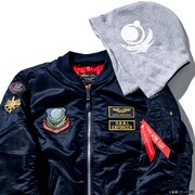 「STRICT-G×ALPHA INDUSTRIES MA-1 NATUS『機動戦士ガンダムSEED』キラ・ヤマト モデル」