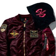 「STRICT-G×ALPHA INDUSTRIES MA-1 NATUS『機動戦士ガンダムSEED』アスラン・ザラ モデル」