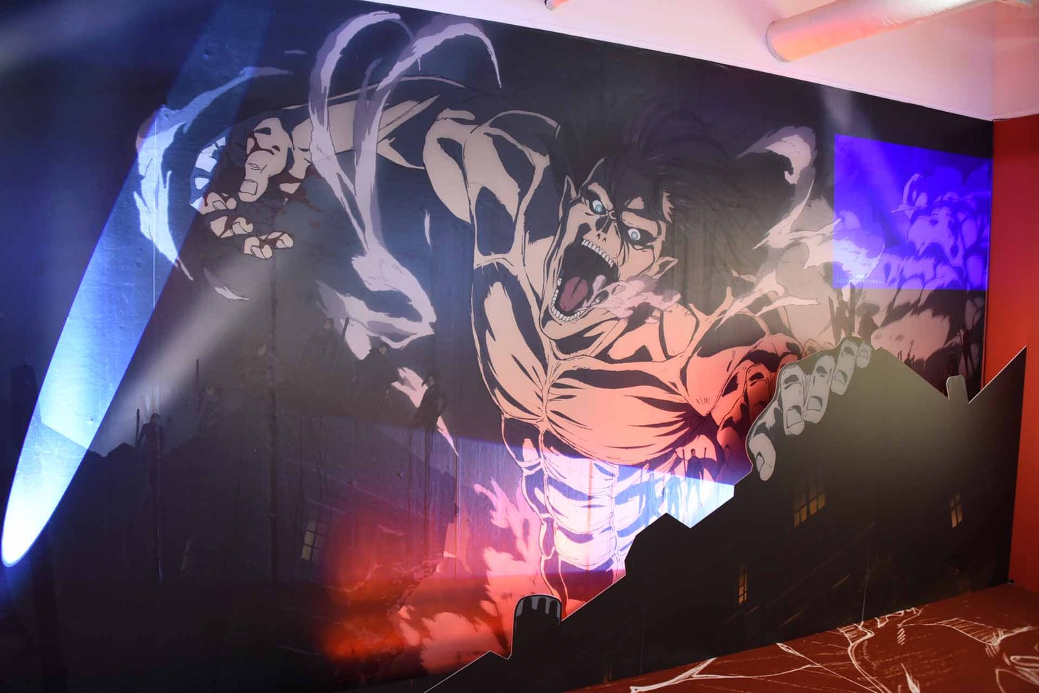 「『進撃の巨人』The Final Season」コーナーの様子。
