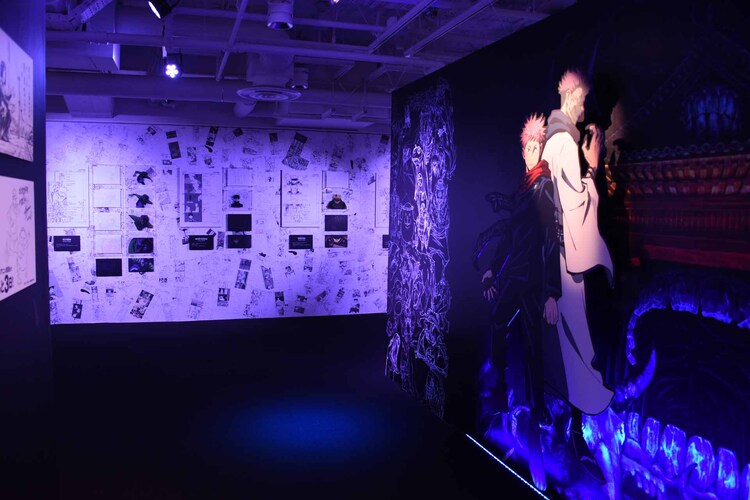 Mappaの展示イベント明日スタート 呪術廻戦 第1話の絵コンテが壁を埋め尽くす イベントレポート コミックナタリー