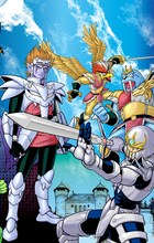 「ドラゴンクエスト ダイの大冒険 新装彩録版」7巻のカバーイラスト。(c)三条陸、稲田浩司/集英社 (c)SQUARE ENIX CO., LTD.