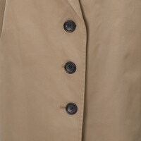 太宰治モデルのノーカラーコート。