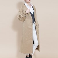 太宰治モデルのノーカラーコート。