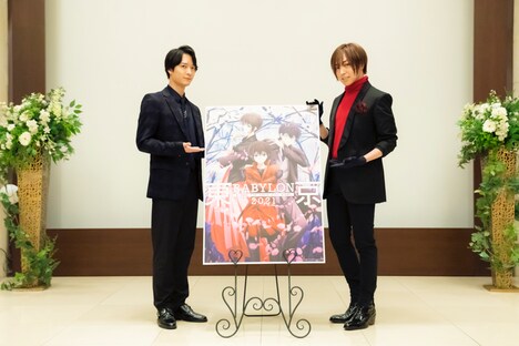 左から梅原裕一郎、蒼井翔太。photographer：江藤 はんな（SHERPA+）