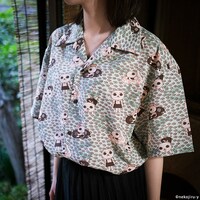 「ねこぢるアロハ」着用イメージ。