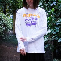 「ねこぢるロンT」着用イメージ。