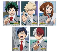 「生ブロマイド(全5種 / デク、爆豪、お茶子、轟、飯田)」