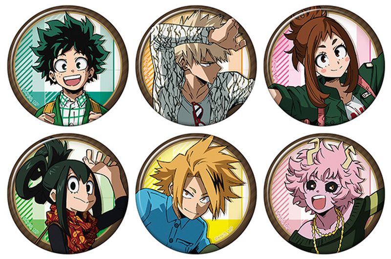 キャラバッジコレクション（全6種）」 - 「ヒロアカ」ジャンフェス内の