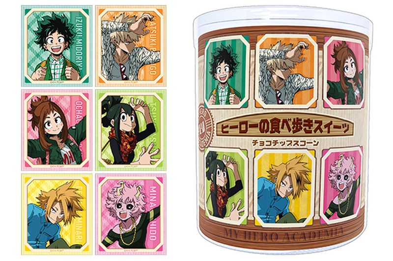 「ヒーローの食べ歩きスイーツ
（おまけシール6種ランダム封入1枚つき）」