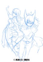 真島ヒロが描いた「魔女に捧げるトリック」のラフ。