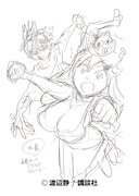 渡辺静が描いた「EDENS ZERO」のラフ。