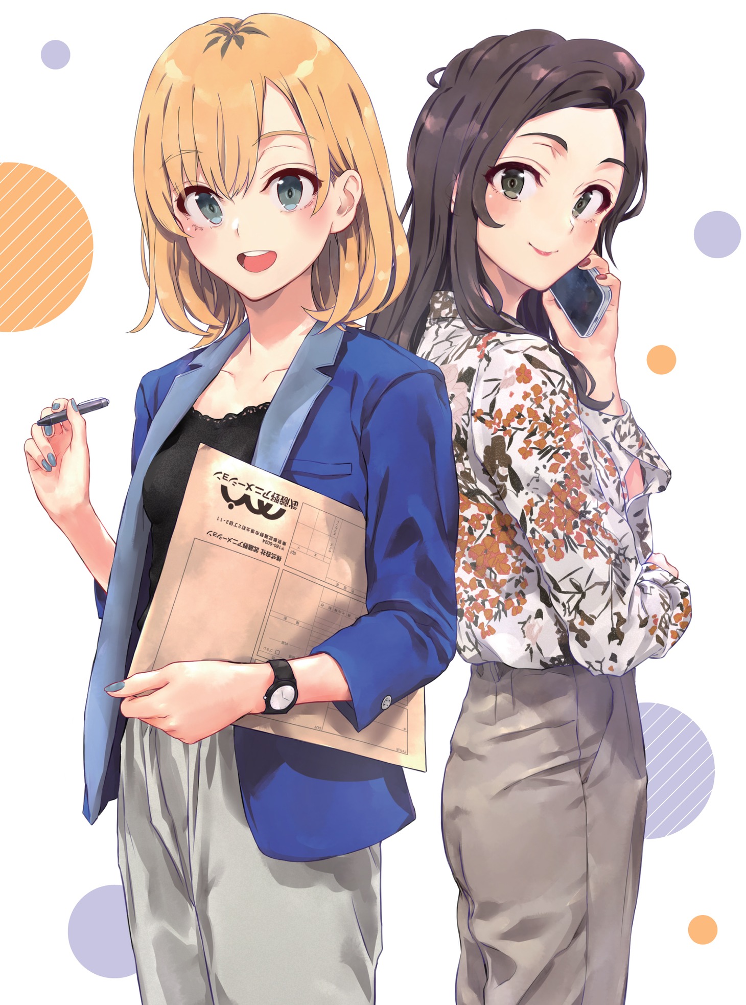 劇場版「SHIROBAKO」Blu-ray豪華版特典として用意された三方背BOXのイラスト。