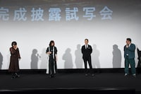 「劇場版ポケットモンスター ココ」完成披露試写会の様子。