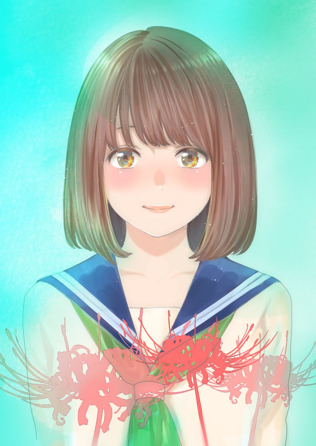 「去る者は日々に疎し」扉ページ用イラスト