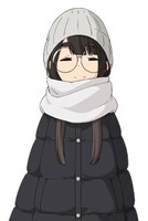 鳥羽美波（CV：伊藤静）
本栖高校の新人教師で、通称「鳥羽先生」。妹とともにアウトドアを嗜んでおり、野クルの顧問となった。キャンプに関する知識もあり、顧問として時に厳しく指導するが、お酒（特に日本酒）に目がなく、ついハメを外してしまうことも……。