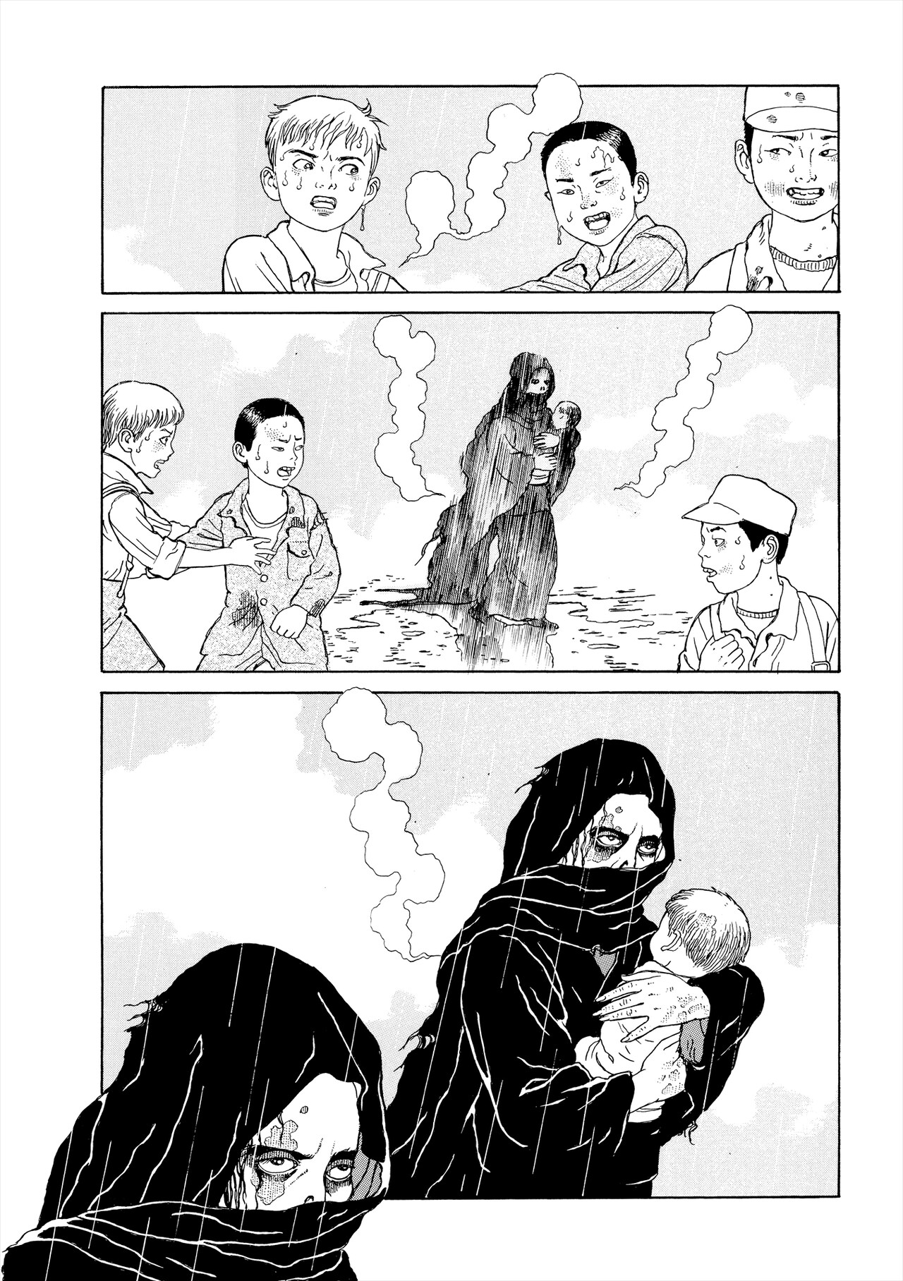 ネンコロリ」より。 - 画業40周年を迎えた丸尾末広が贈る、“戦争と祈り