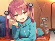 「蓄音レヱル かにこ」イラスト